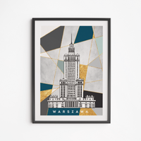 Palace Modern Marble Poster 21x30