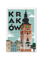 Postcard Kraków City Hall Tower