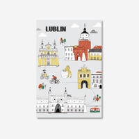 Postcard Lublin Walking Route
