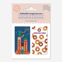 ZAKŁADKI MAGNETYCZNE KRAKÓW OBWARZANKI + BARBAKAN