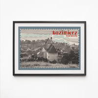 Poster Kazimierz Dolny Panorama Collage 21x30