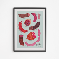 Poster Polish Meat 21x30