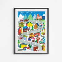 Zakopane Krupówki poster 40x50