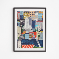 Poster Warsaw Center 40x50