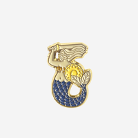 Pin Mermaid Dark Blue