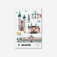 Postcard Krakow Walking Route