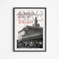 Zodiac Poster All Roads Lead To Warsaw 50x70