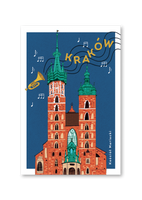Postcard Kraków St. Mary's Church