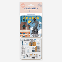 Set of pads Gdansk Walking Route + Neptune