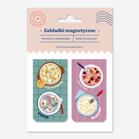 Magnetic Polish Soups Cauliflower + Fruit Bookmarks
