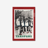 Postcard Zakopane Highlanders Collage