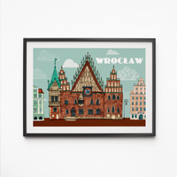 Wroclaw City Hall Poster 21x30