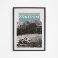 Zakopane Tatra Mountains Poster Collage 30x40