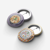 Mushroom + Sourdough pin set