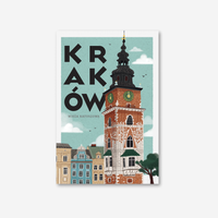 Postcard Kraków City Hall Tower