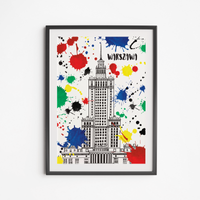 Poster Palace of Culture Blobs 21x30