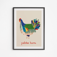 Poland Chicken Poster 40x50