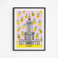 Poster Palace of Culture Pineapples 40x50