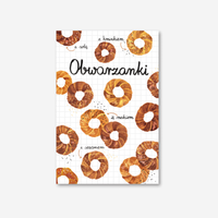 Postcard Kraków Obwarzanki