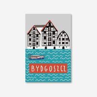 Postcard Bydgoszcz Granaries
