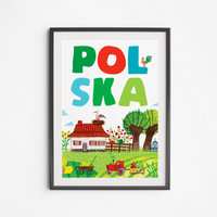 Poland Village Poster 30x40