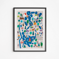 Great Masurian Lakes Land Poster 40x50