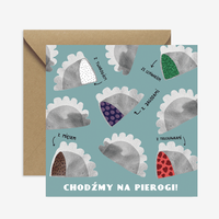 Let's Go Pierogi Card