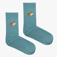 Sports Socks Dog Corgy