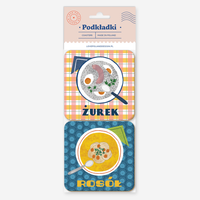 Sour soup + broth placemats set