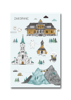 Postcard Zakopane walking route