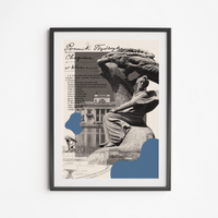 PLAKAT 21X30 KOLAŻ ŁAZIENKI
