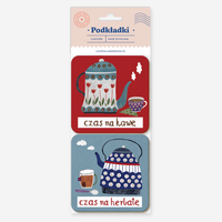 Set of Coffee and Tea Time Coasters
