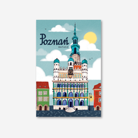 Postcard Poznań City Hall