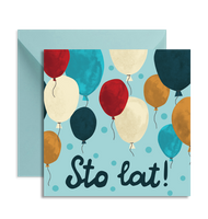 Happy Birthday Card! Balloons