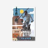 Postcard Gdansk Neptune