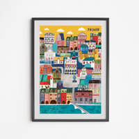 Poster Poznan Panorama 40x50