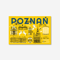 Postcard Poznań Symbols