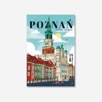 Postcard Poznań Old Market