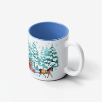 Ceramic Mug Winter Sleigh Ride
