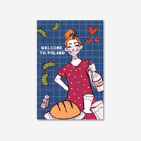 Welcome to Poland - Polish Welcome postcard