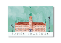 Postcard Warsaw Royal Castle