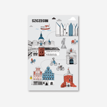 Pocztówka Szczecin Trasa Spacerowa