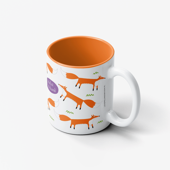 Ceramic Mug Foxes