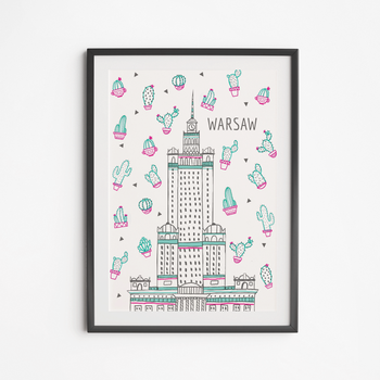 Poster Palace of Culture Cacti 21x30