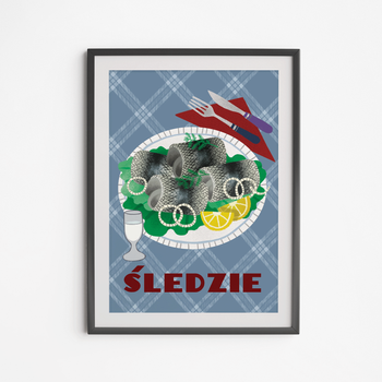Plakat Śledzie 21x30