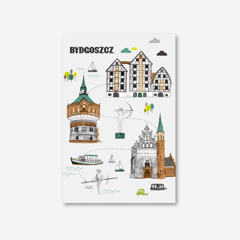 Pocztówka Bydgoszcz Trasa Spacerowa
