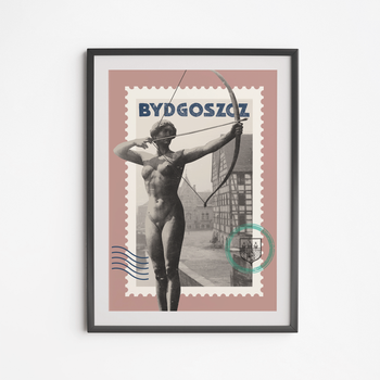 Plakat Bydgoszcz Łuczniczki Kolaż 21x30