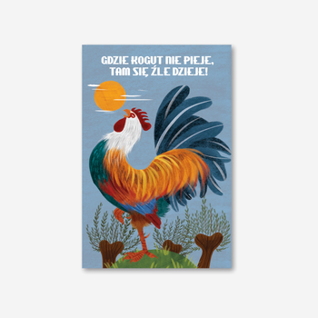 Pocztówka Kogut