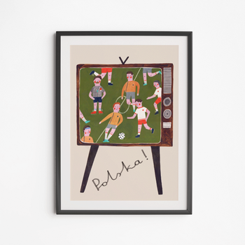 Plakat Piłkarze Mecz 21x30