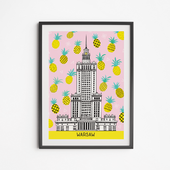 Poster Palace of Culture Pineapples 21x30